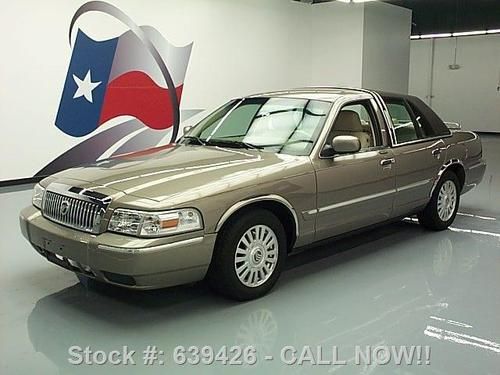 2006 mercury grand marquis ls montigua htd leather 35k texas direct auto