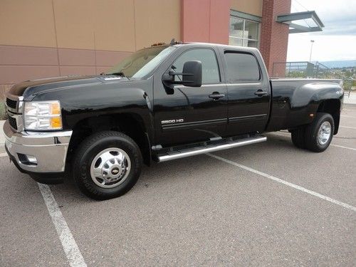 2011 one owner ltz duramax diesel dually- highway miles  black on black!