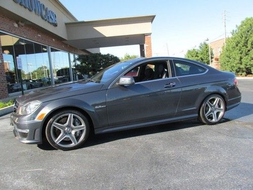 2012 mercedes c63 amg coupe navigation xenons 13k