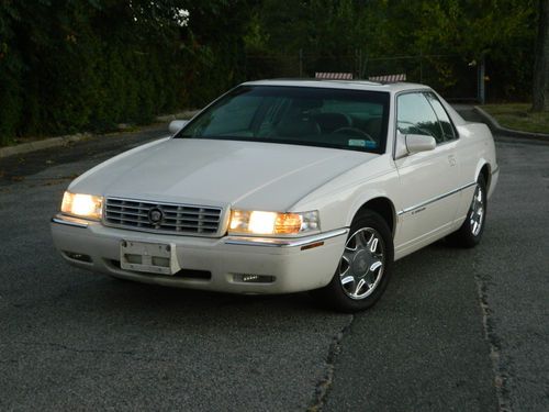 1999 cadillac eldorado esc coupe 2-door 4.6l diamond white nr beauty!