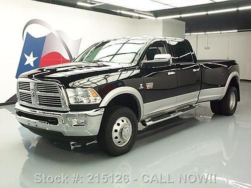 2012 dodge ram 3500 laramie crew 4x4 diesel nav 47k mi texas direct auto