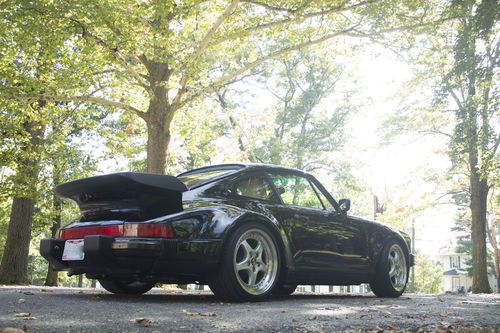 1987 Porsche 911 Turbo 930 Carrera Coupe 2-Door 3.3L Black w/ Tan Interior, image 9
