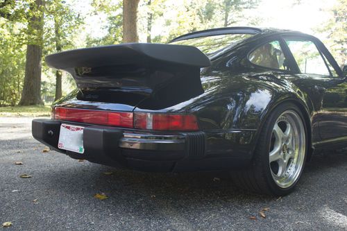1987 Porsche 911 Turbo 930 Carrera Coupe 2-Door 3.3L Black w/ Tan Interior, image 10