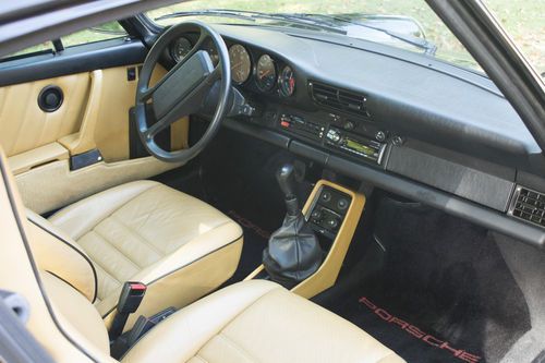 1987 Porsche 911 Turbo 930 Carrera Coupe 2-Door 3.3L Black w/ Tan Interior, image 22