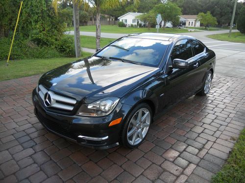 2012 mercedes benz c250 coupe sport, navigation, premium sound. free shipping