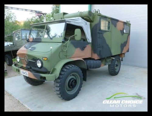 1962 mercedes benz unimog 404s 4x4 german army radio truck