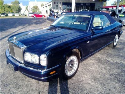 2000 rollsroyce corniche convertible leather automatic all power 22377 miles new