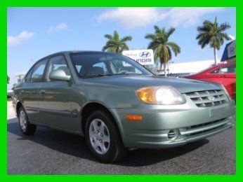 04 green 1.6l i4 16v automatic 35 mpg sedan with overdrive *side airbags*florida