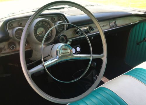 1957 Chevrolet 210 2 Door Post Sedan with updated drivetrain & patina (55 56 57), US $16,750.00, image 5