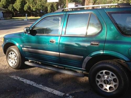 1998 isuzu rodeo - green 3.2 liter 164,000 miles