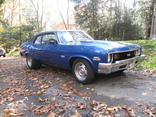 1973 chevrolet nova custom coupe 2-door  454 big block