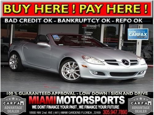 We finance &#039;05 convertible hard top leather clean carfax dual a/c and more...