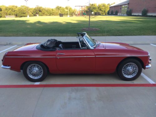 1968 MG MGB MBG MARK II 4 CYL 1800cc CONVERTIBLE ! ! GREAT SHAPE ! !, image 6