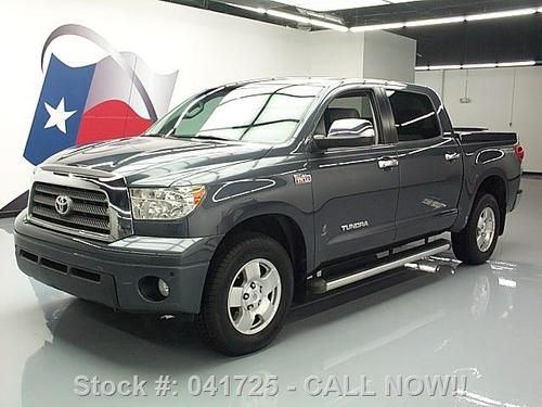 2008 toyota tundra limited crew max 4x4 trd offroad 55k texas direct auto