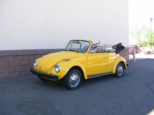 1978 volkswagen super beetle base convertible 2-door 1.6l