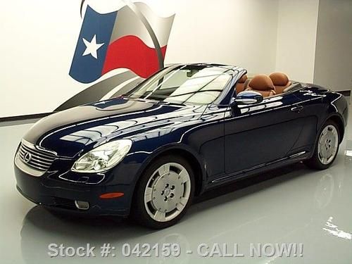 2003 lexus sc430 convertible hard top htd leather nav  texas direct auto