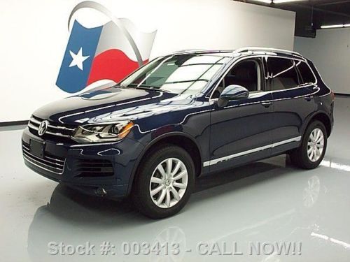 2012 volkswagen touareg vr6 sport awd htd seats nav 20k texas direct auto