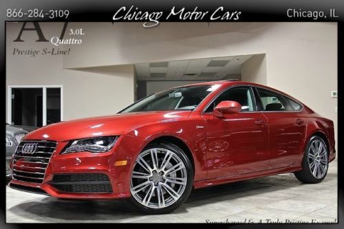 2012 audi a7 3.0 prestige quattro loaded! one owner! $70k + msrp led headlights