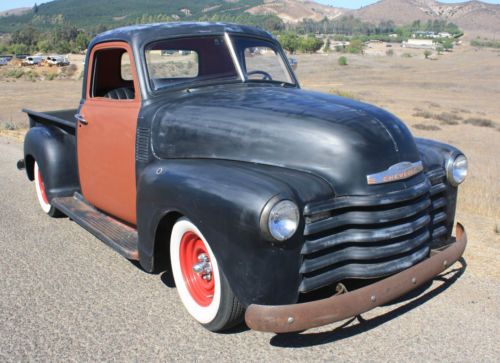 1950 chevrolet chevy pickup custom ratrod hot rod so cal