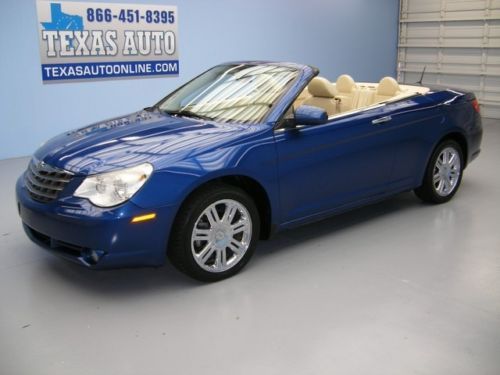 We finance!!!  2008 chrysler sebring limited convertible heated seats texas auto