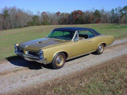 1966 pontiac gto orig 389. tiger gold beautifull restoration of a clean nc car