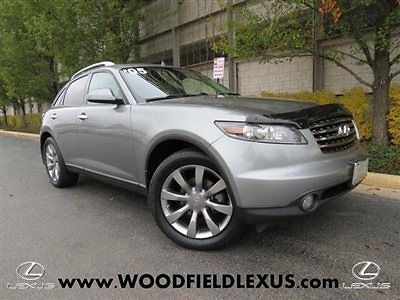 2005 infiniti fx35 awd; navigation; sharp!