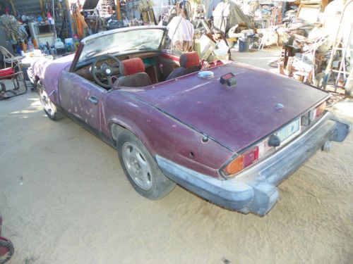 1979 triumph spitfire base convertible 2-door 1.5lo.d. trans