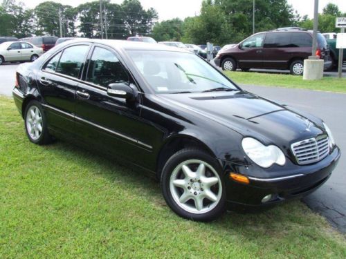 2001 mercedes benz c240 black beauty v6 garaged only 80k