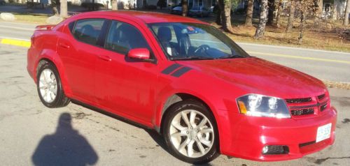 Beautiful red dodge avenger r/t  low miles, fast and fun!!!