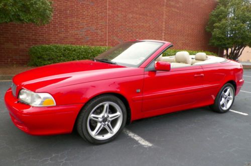 2001 volvo c70 lt convertible 1 owner georgia owned 41k miles no reserve only