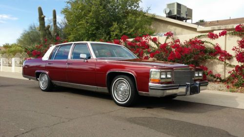 1985 cadillac fleetwood brougham d&#039;elegance sedan 4-door 4.1l