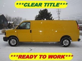 2010 gmc savana 3500 ext cargo van