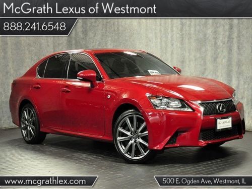 2013 gs350 f-sport awd navigation blind spot monitor lexus certified