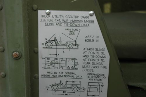 93 HMMWV Humvee M998 CA Registered 817 miles, image 8