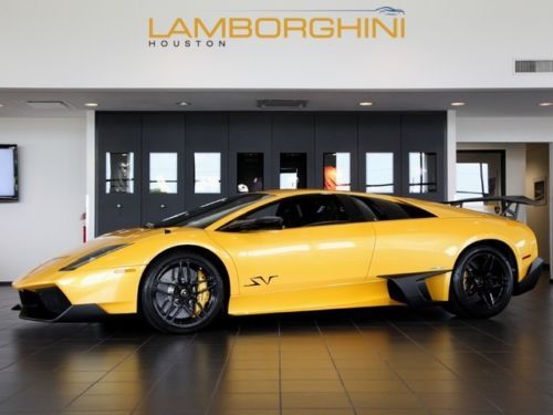 2010 lamborghini murcielago lp670-4 sv lp 670 pearl yellow larini only 4108 mi