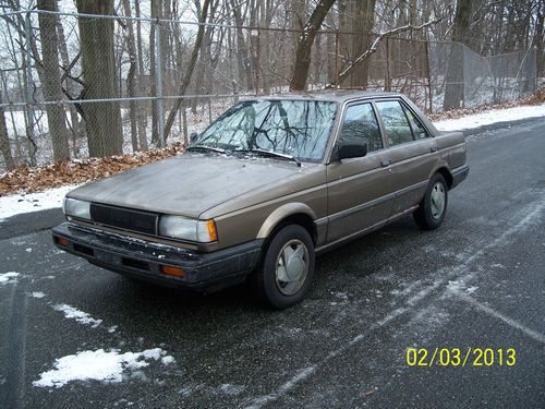 One owner super low miles only 29k on 1987 nissan sentra"xe" 4dr automatic