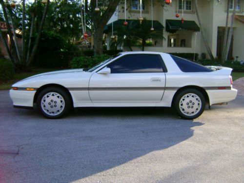 1989 toyo supra turbo - rare pearl wht - 76000 mi - all orig.  / mint cond