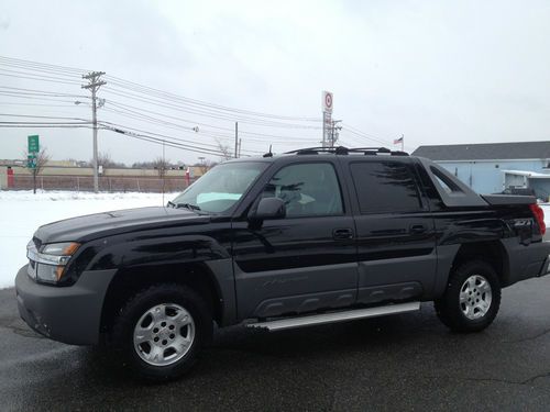 2002 chevrolet avalanche 1500 z71 4wd 31k black