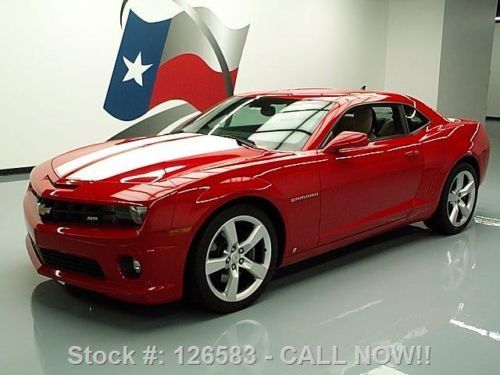 2010 chevy camaro 2ss auto htd leather spoiler 20&#039;s 25k texas direct auto