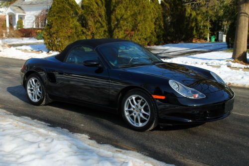 The triple black beauty boxster with 24,081 amazing low miles !!!