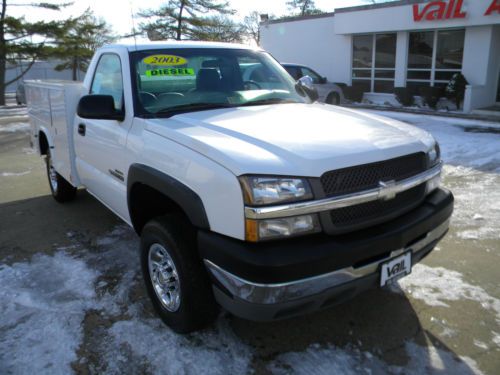 2003 chevrolet silverado 2500hd duramax diesel service truck in va.