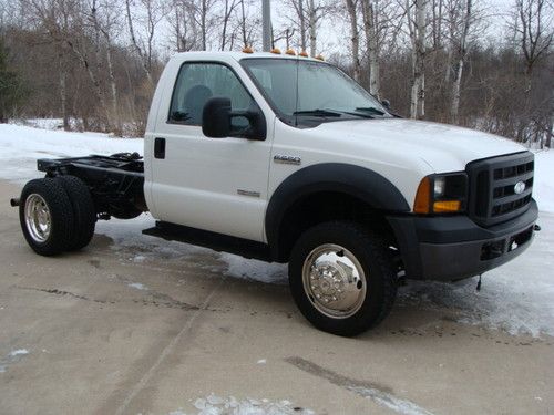 2007 ford f550 4x4 6.0 powerstroke diesel bad egr cooler! as is! no reserve!