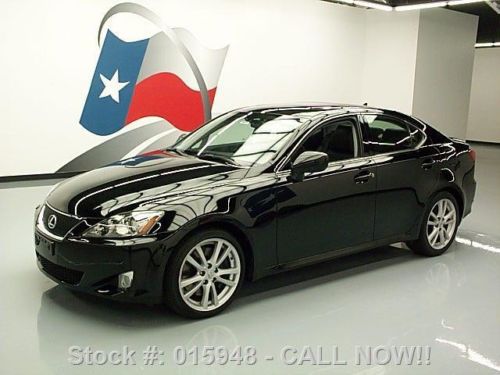 2007 lexus is350 sunroof nav rear cam climate seats 24k texas direct auto