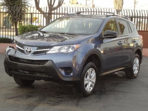 2013 toyota rav4 le damaged salvage economical runs! cooling good wont last!!