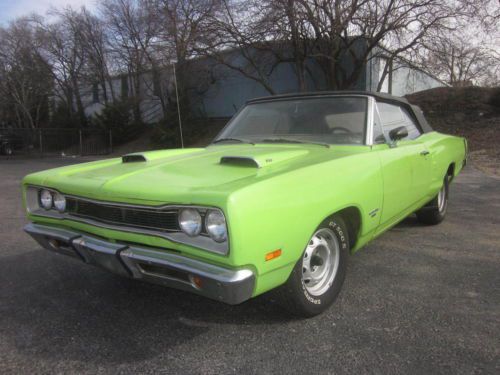 1969 dodge corornet factory convertible superbee clone fender tag buckets