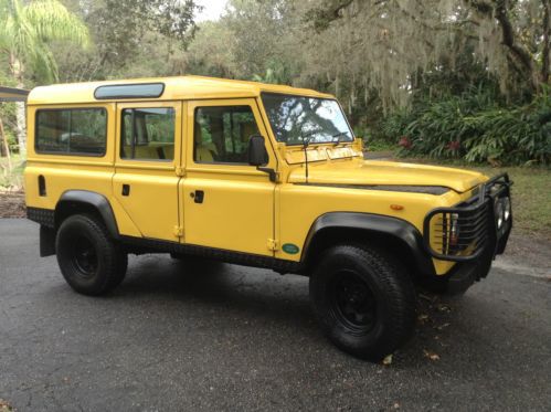 Land rover 110 county defender diesel . 92000 miles