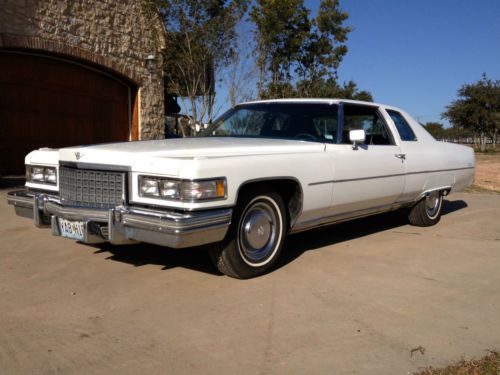 1976 coupe deville 32k original miles