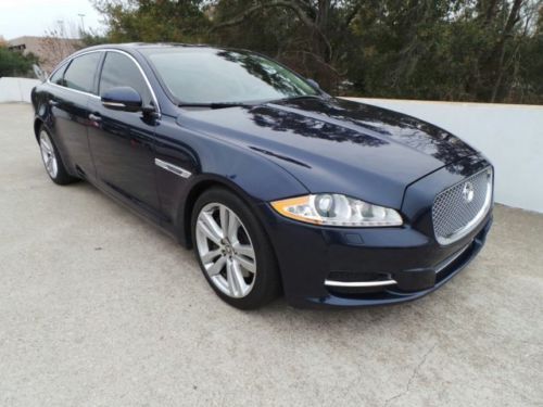 2011 jaguar xj xjl navigation 40k miles blue tan leather ship assist we finance