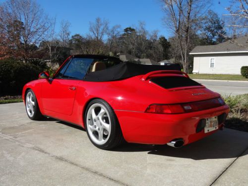 Porsche 911 carrera 4 convertible - immaculate condition - 24,000 original miles