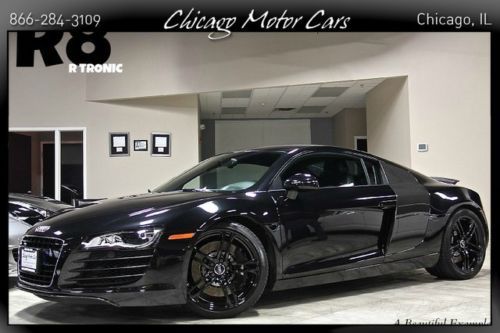 2012 audi r8 r-tronic carbon fiber everything msrp $155k+ loaded black!